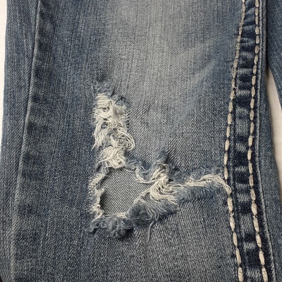 Paisley Sky Distressed Jean Capris Size 0 - Picture 16 of 16